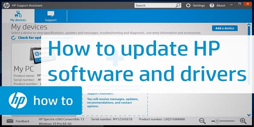 hp laptop software driver installation service