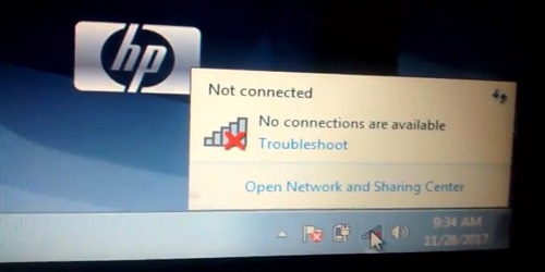 hp laptop wifi not working service